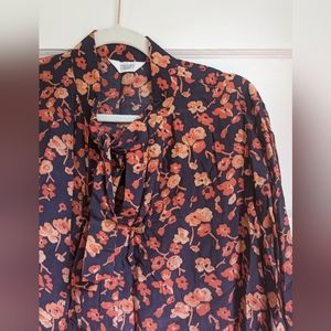 Toast UK floral midi dress